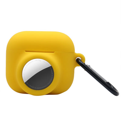 Applicable To Airpods 4airtag Tracker 2-in-1 Silicone Bluetooth